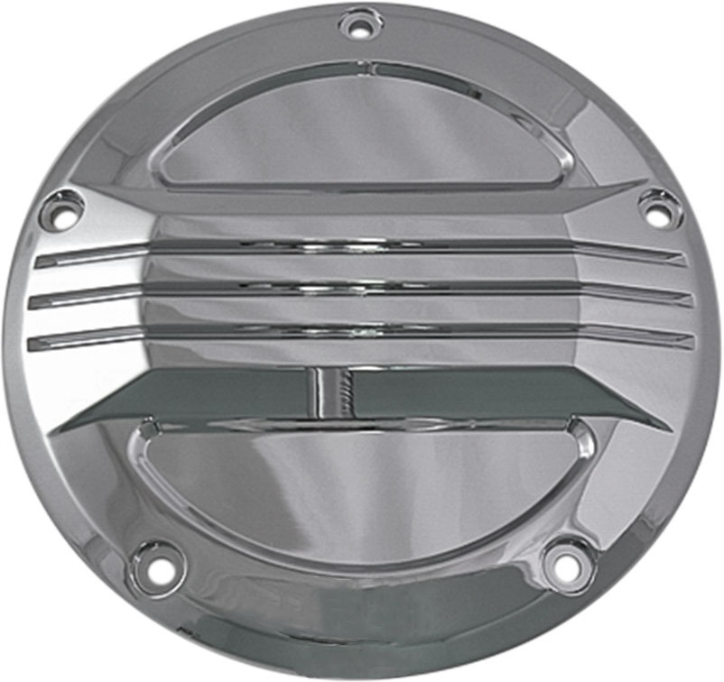 HARDDRIVE Custom Derby Cover Chrome FLT 2016 and later — B-38-4