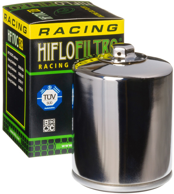 HIFLOFILTRO Oil Filter Chrome — HF170CRC