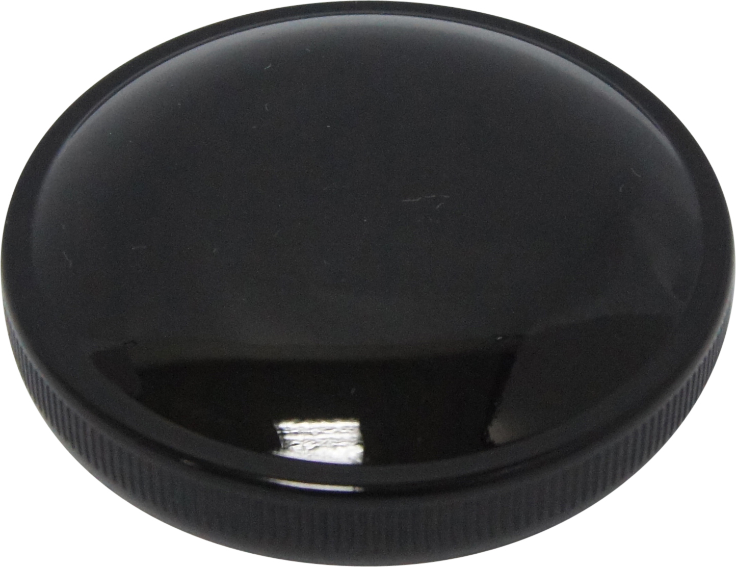 HARDDRIVE Cam Style Gas Cap Single Black Vented — 75-003BG