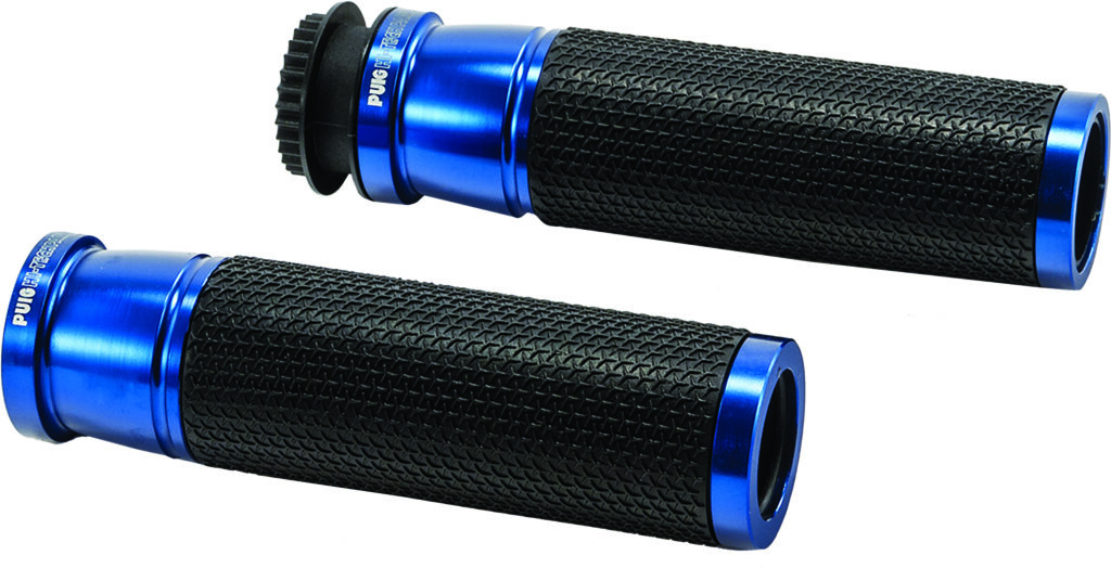 PUIG Grips Hi-Tech Accent Blue Pair — 6326A