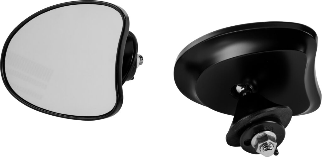 HARDDRIVE Radium Tapered Fairing Mirrors — Black (Pair)