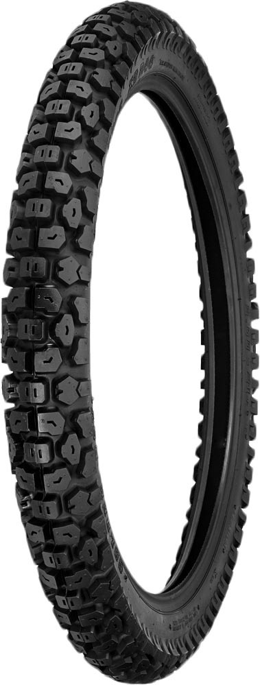 Shinko 244 Series Front/Rear Tire — 3.00-21 57L, Blackwall