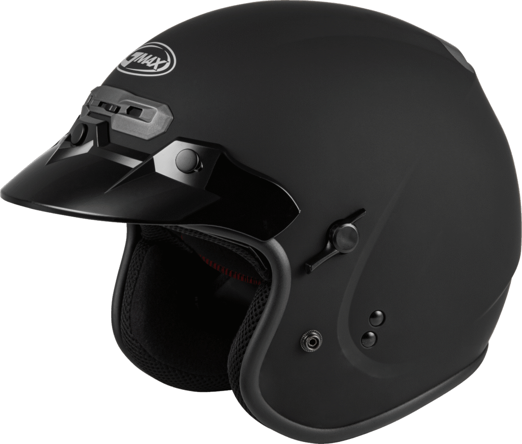 GMAX GM-32 Open-Face Helmet – Matte Black