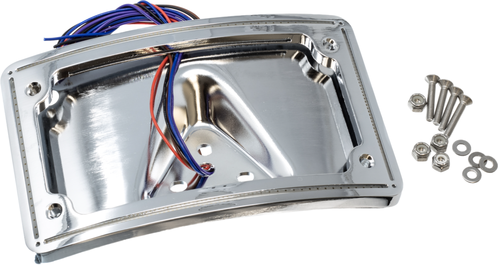 LETRIC LIGHTING CO Perfect Plate Light Curve Chrome FLH/FLT `14-Up