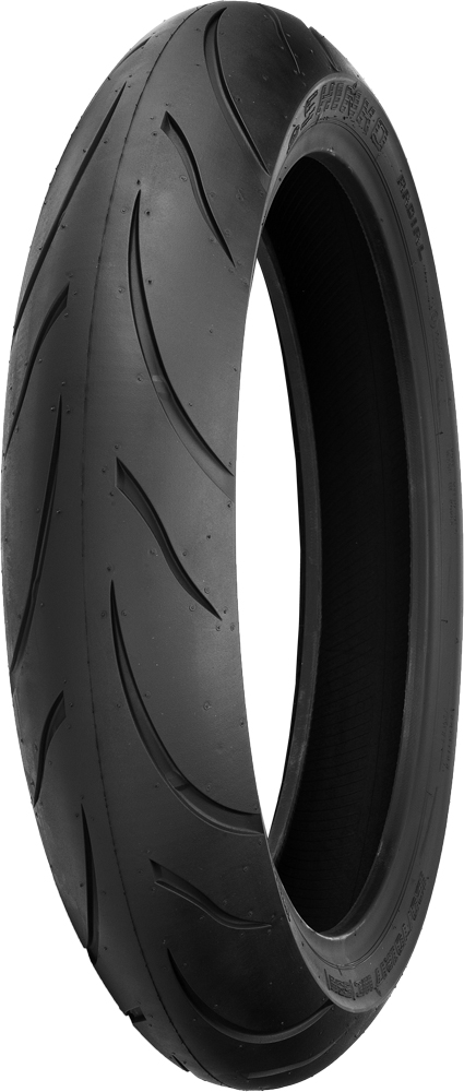 Shinko 011 Verge Front Tire — 120/60ZR17 55(W), Blackwall