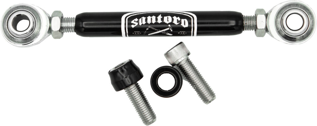 SANTORO FABWORX Shift Linkage Mid-Ctrls Black Dyna 99-17 — SF30021
