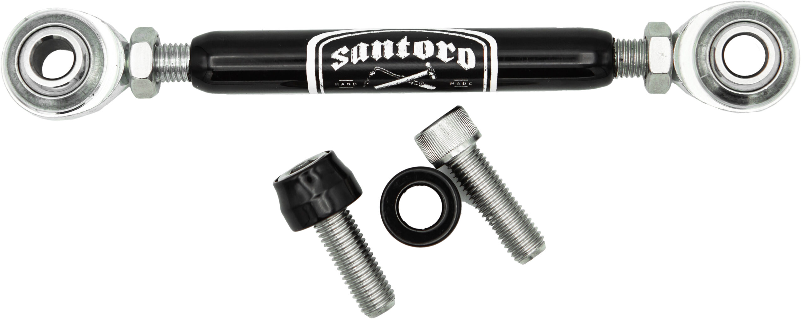 SANTORO FABWORX Shift Linkage Mid-Ctrls Black M8 Softail — SF30031