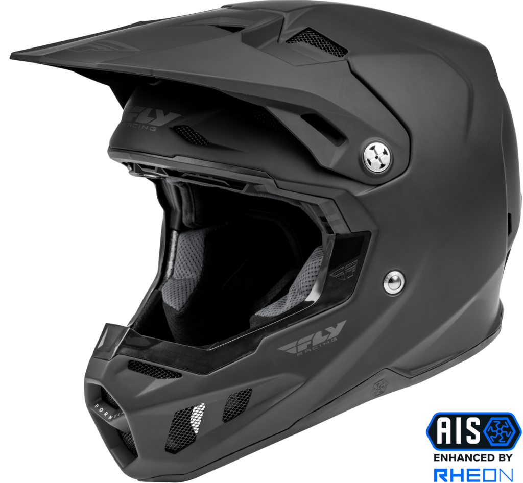 FLY RACING Youth Formula CC Solid Helmet — Matte Black