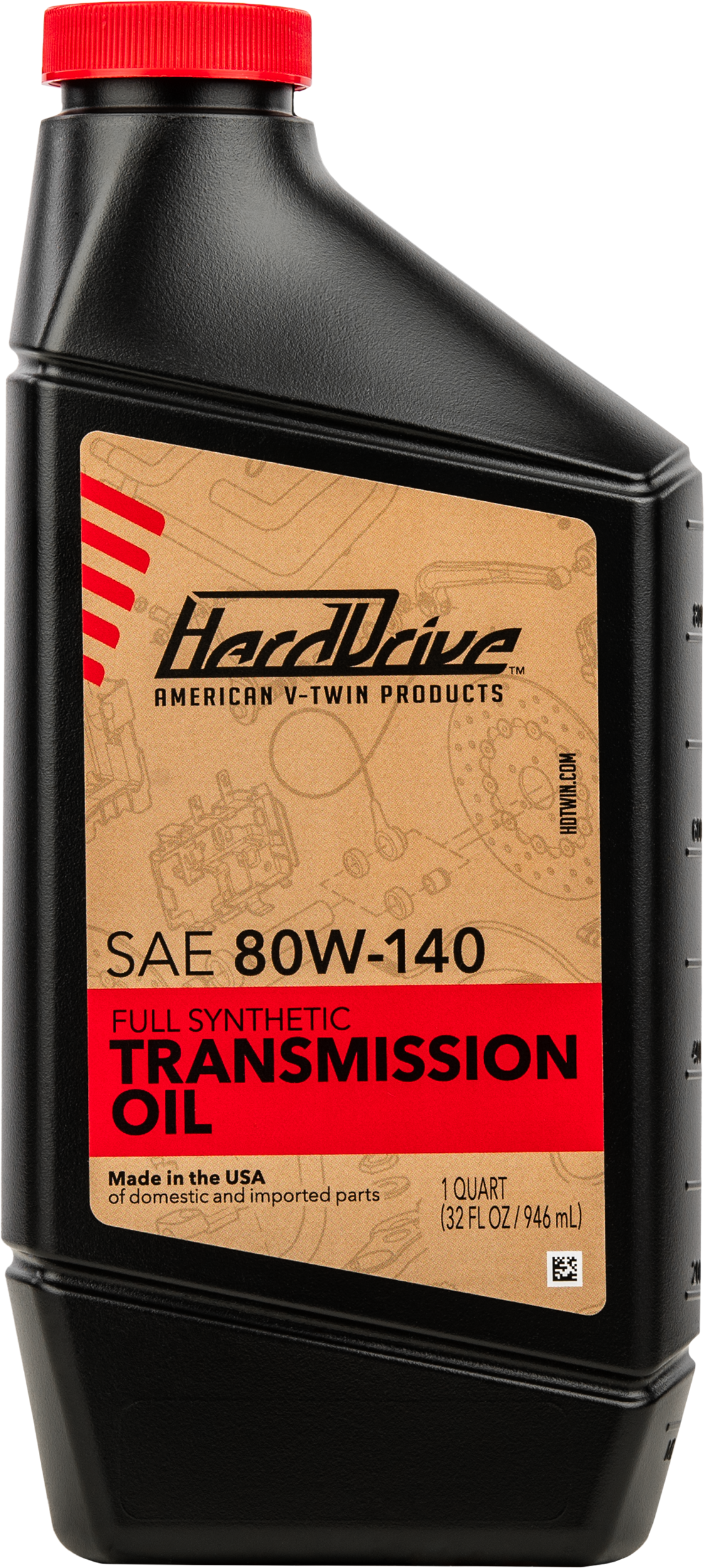 HARDDRIVE Synthetic Transmission Oil 80W140 1 Qt (Sold Each)