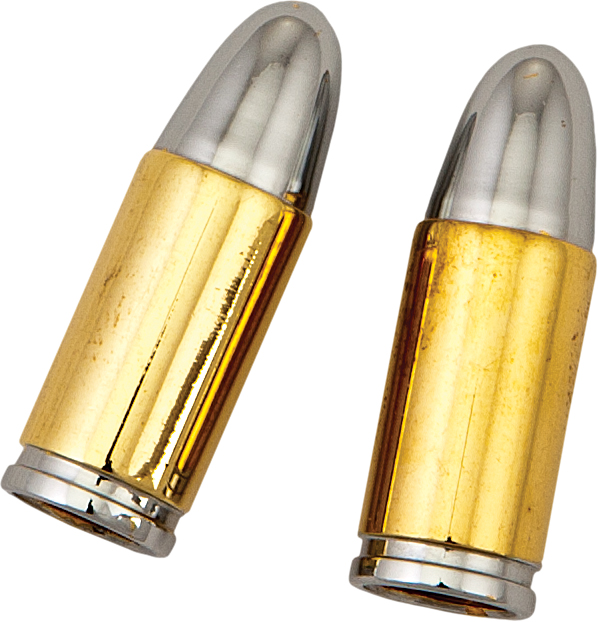 HARDDRIVE Valve Stem Caps Gold Bullet Pr — W99-6210G