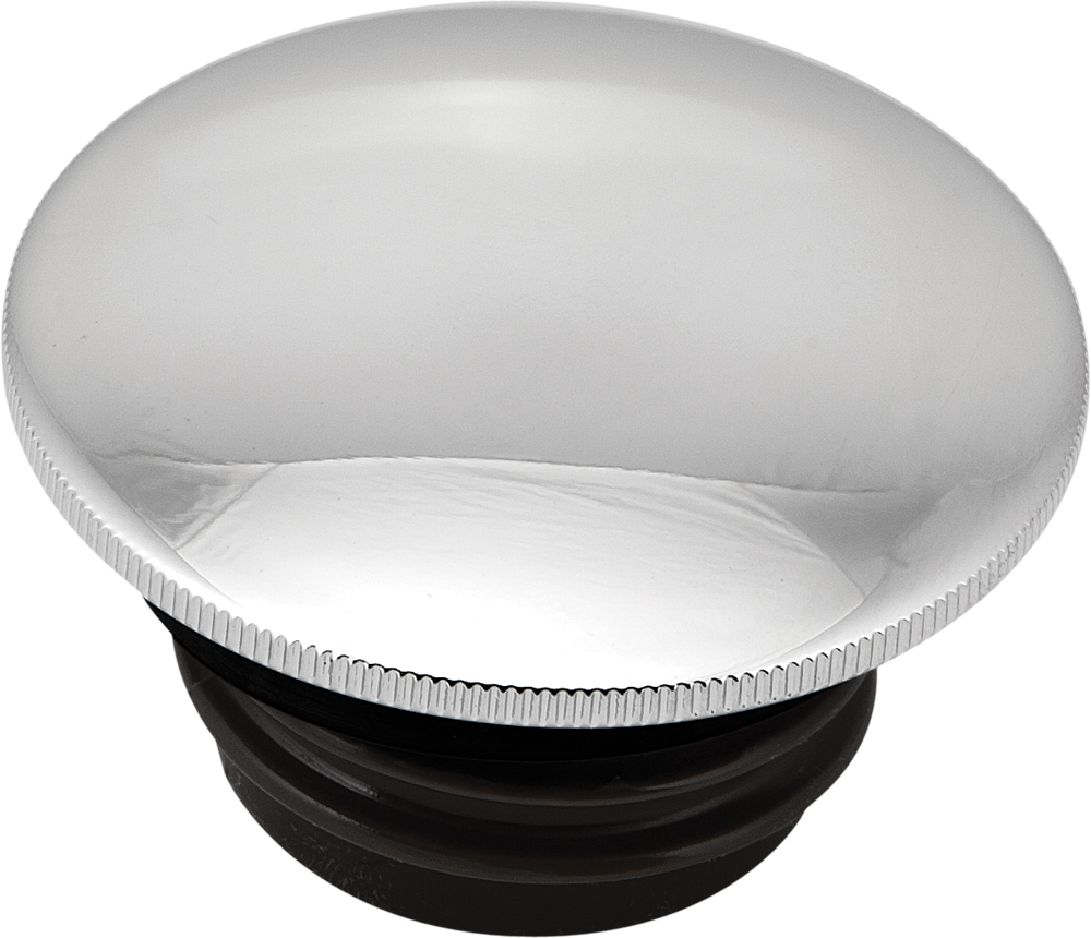 HARDDRIVE Gas Cap Screw-In Smooth Non-Vented Chrome `96-24 — 03-0316A-B
