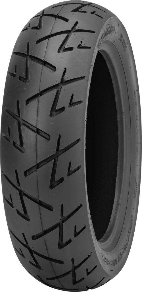 Shinko 009 Raven Rear Tire — 120/70-12 51J, Blackwall