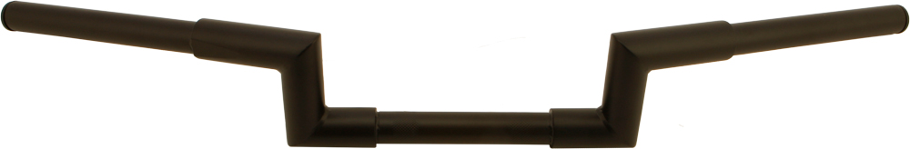 HARDDRIVE H-Bar Z-Bar 1 1/4" 4" Rise Satin Black — 21-396SB