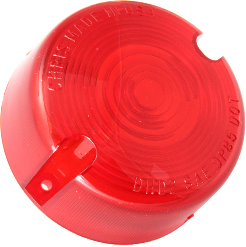 CHRIS PRODUCTS Turn Signal Lens Late XL Models Red