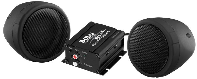 BOSS AUDIO Scooter Speaker Kit Black — MCBK425BA
