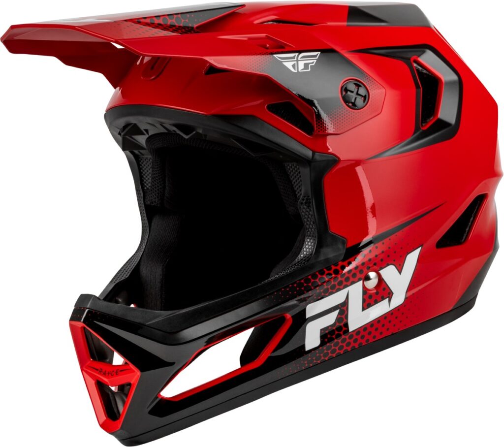 FLY RACING Youth Rayce Sonar Bicycle Helmet (2027) — Red/Black/White