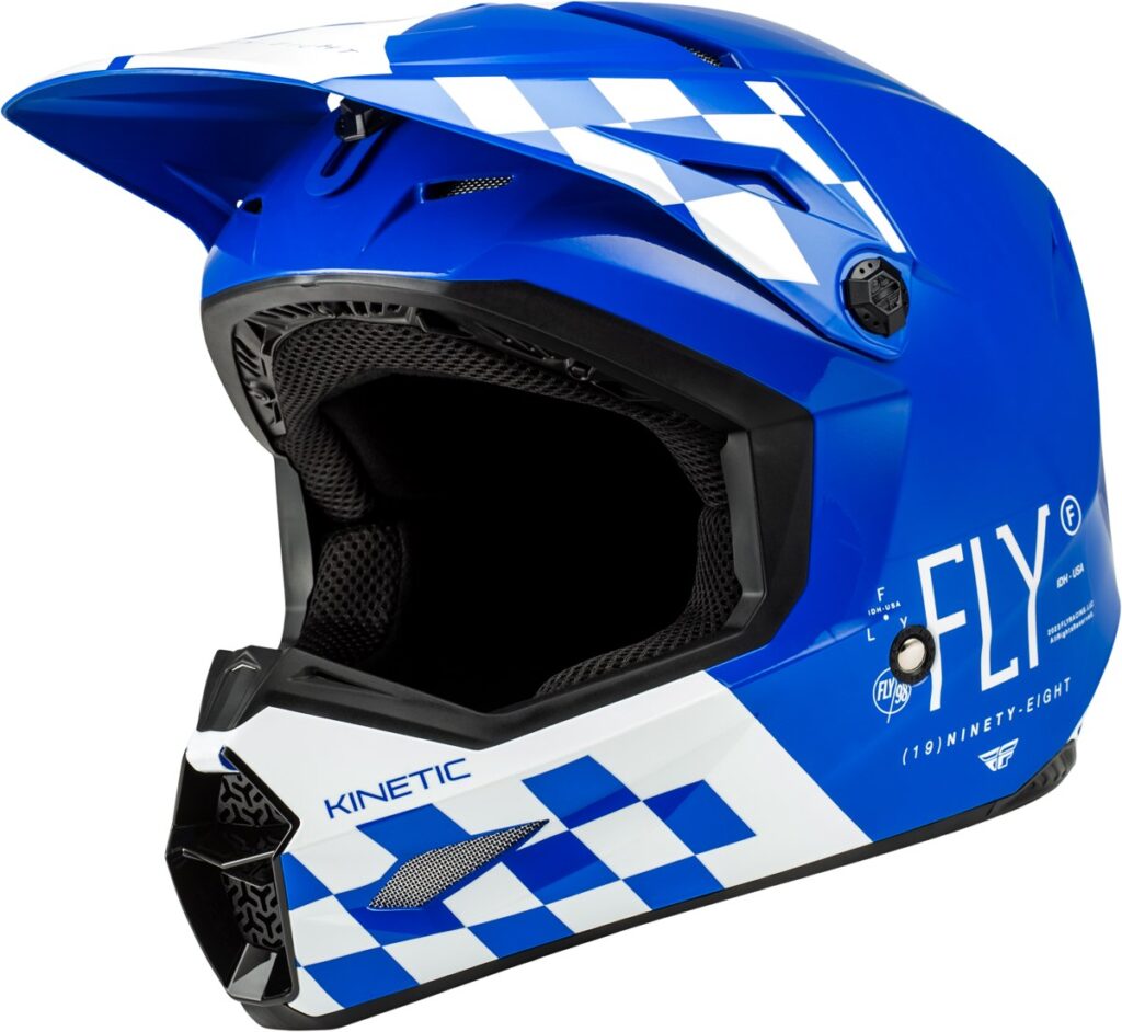 FLY RACING Kinetic Lite Rival Helmet (2026) — Gloss Blue/White