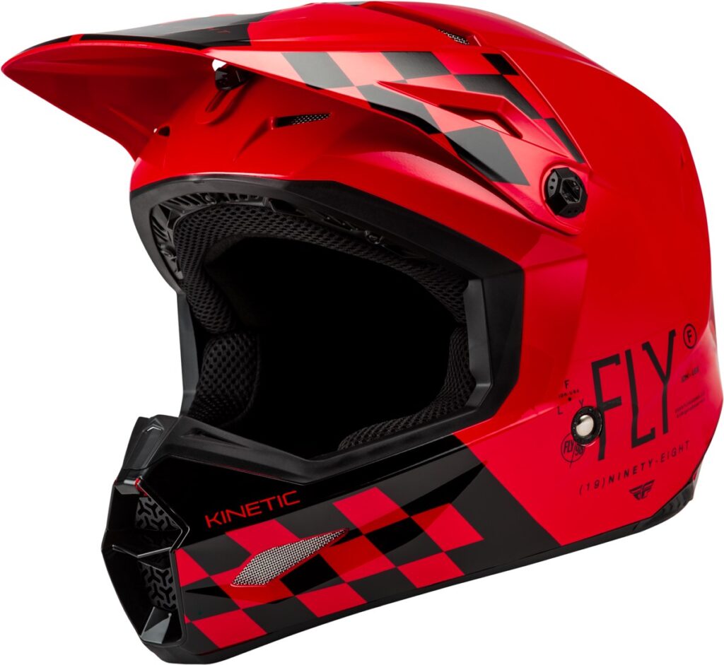 FLY RACING Youth Kinetic Lite Rival Helmet (2026) — Gloss Red/Black
