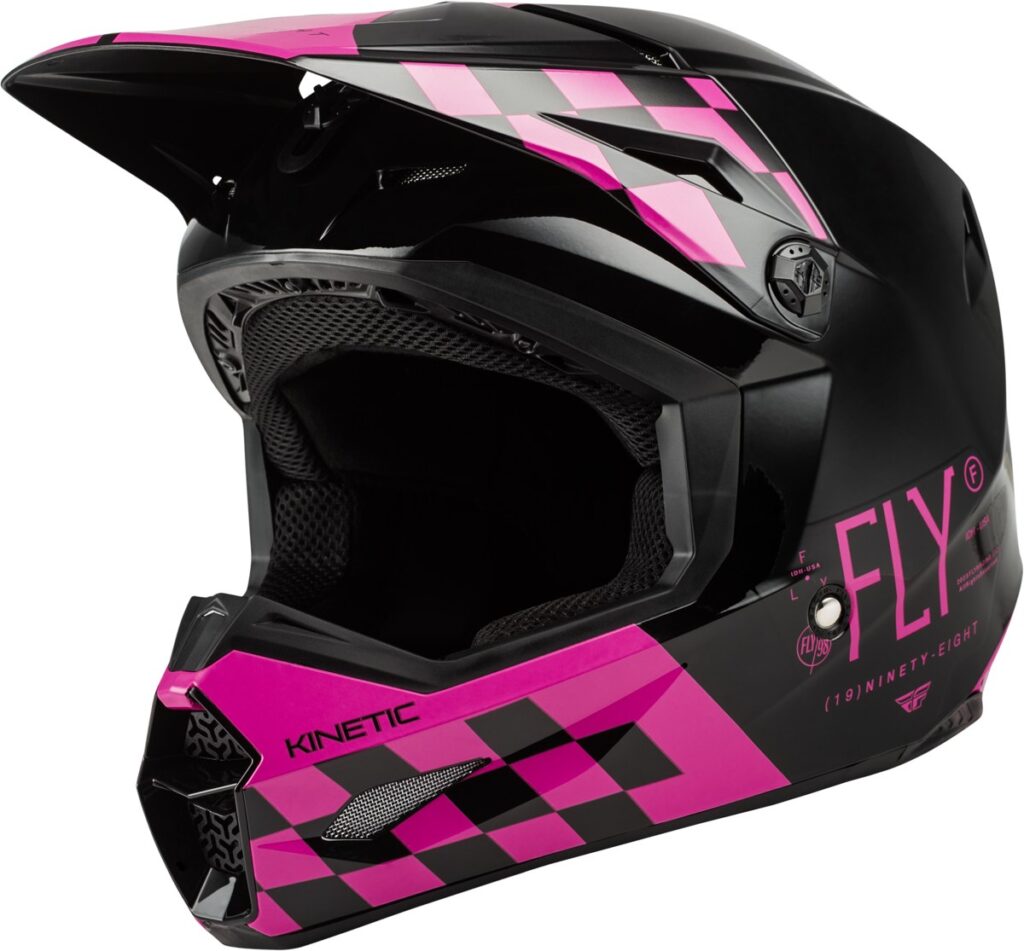 FLY RACING Kinetic Lite Rival Helmet (2026) — Gloss Black/Pink