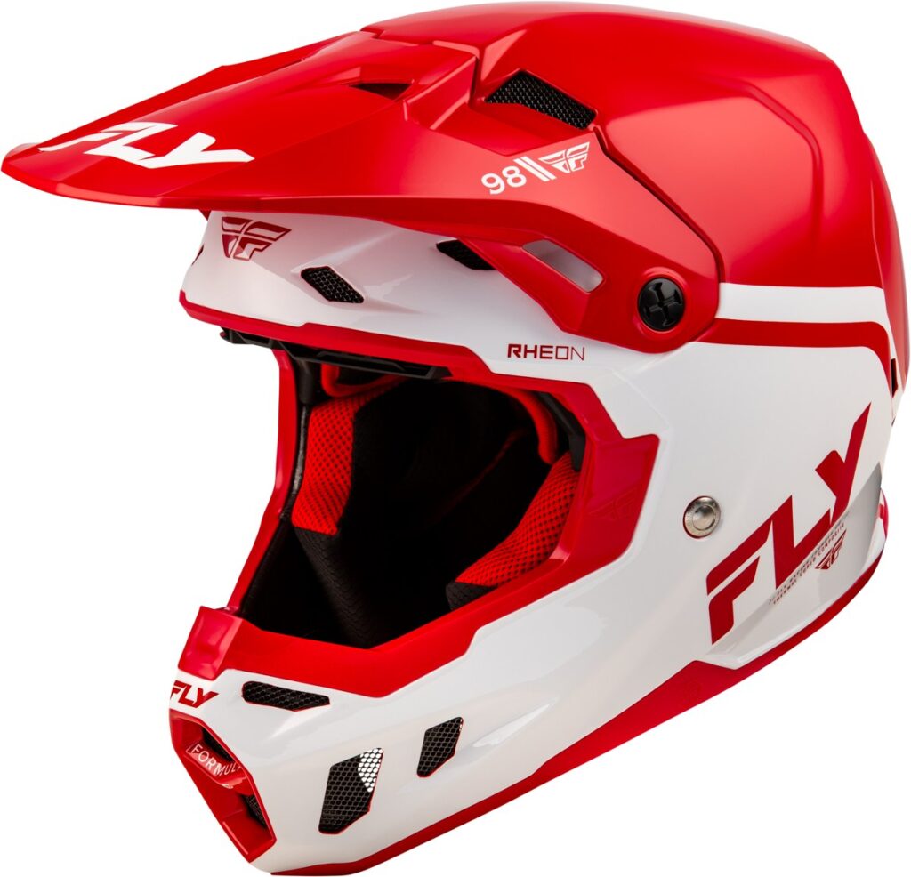 FLY RACING 2025 Formula CC Helmet — Red/White