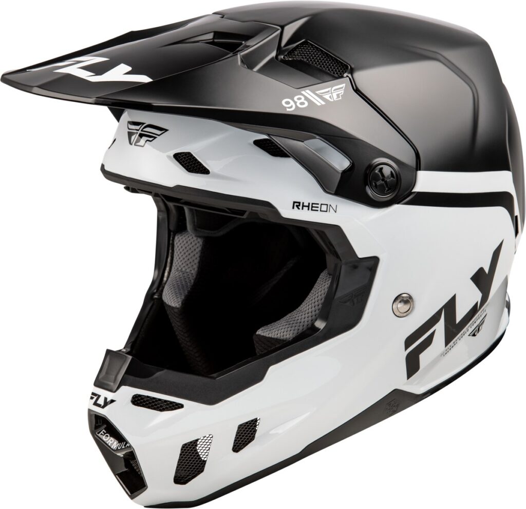 FLY RACING 2025 Formula CC Helmet — Black/White