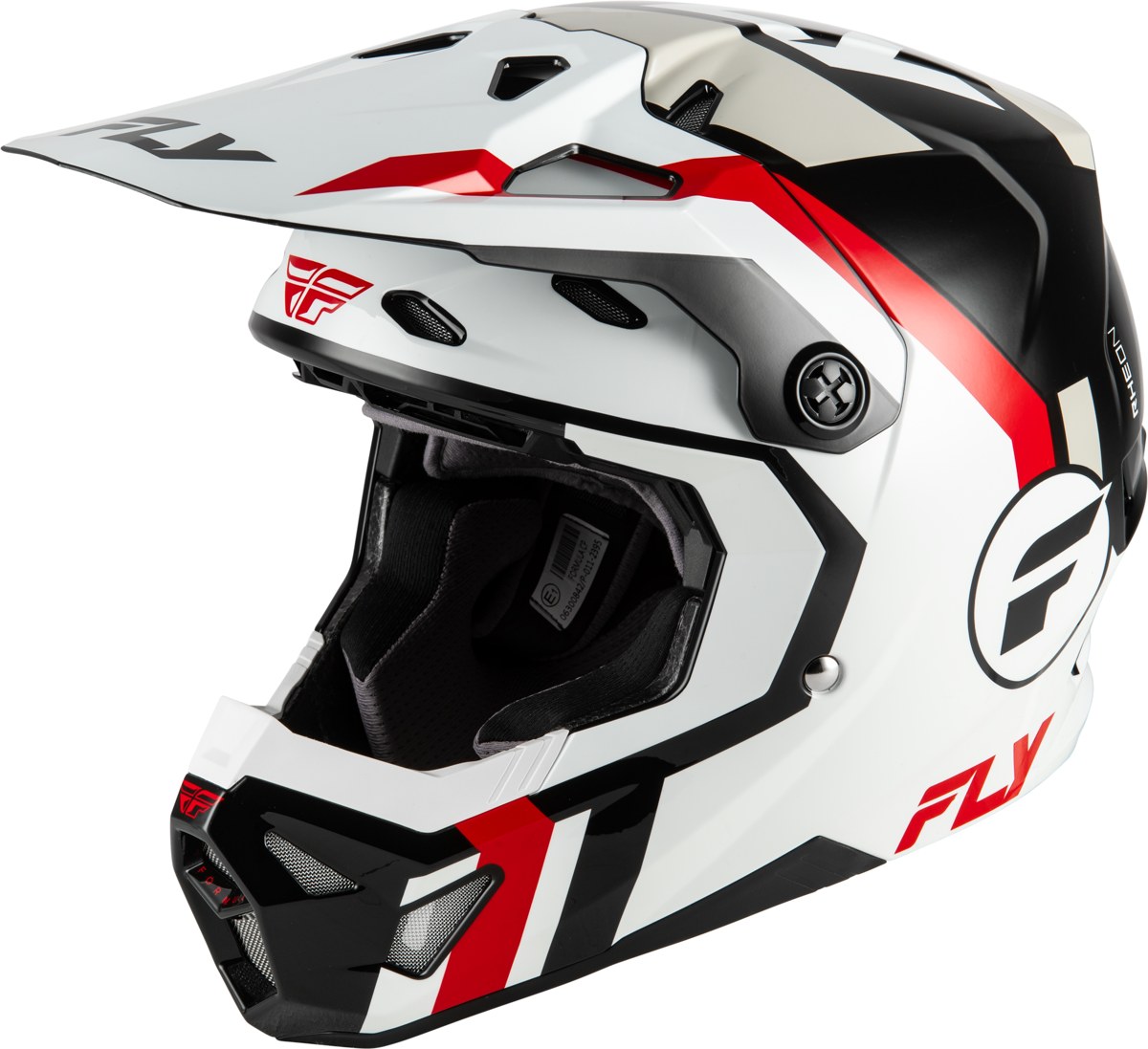 FLY RACING 2026 Formula CP Seal Helmet — White/Black/Red