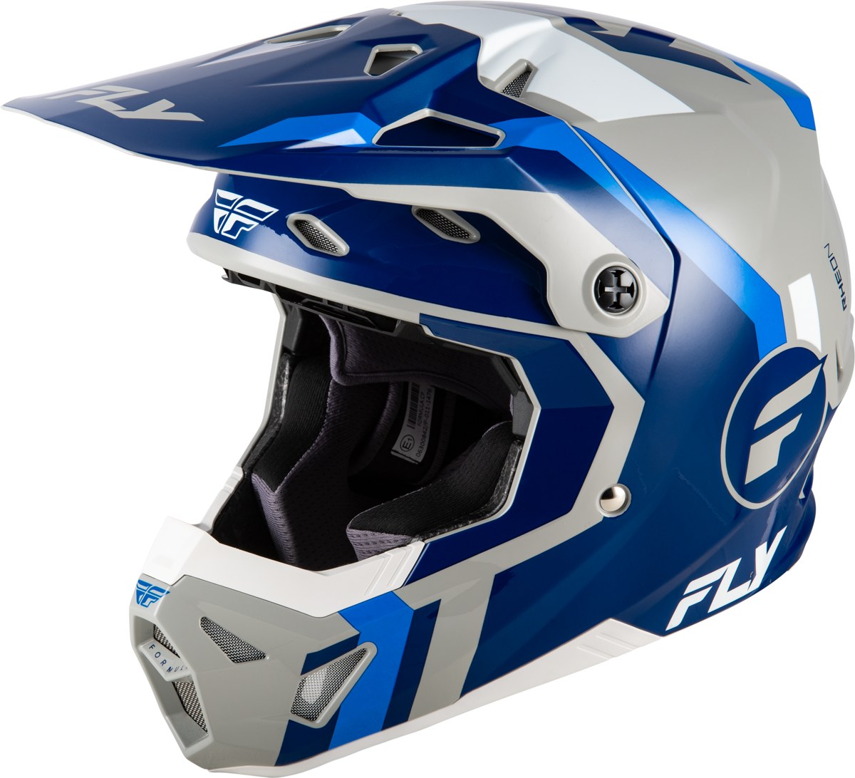 FLY RACING 2026 Formula CP Seal Helmet — Navy/Blue/Grey