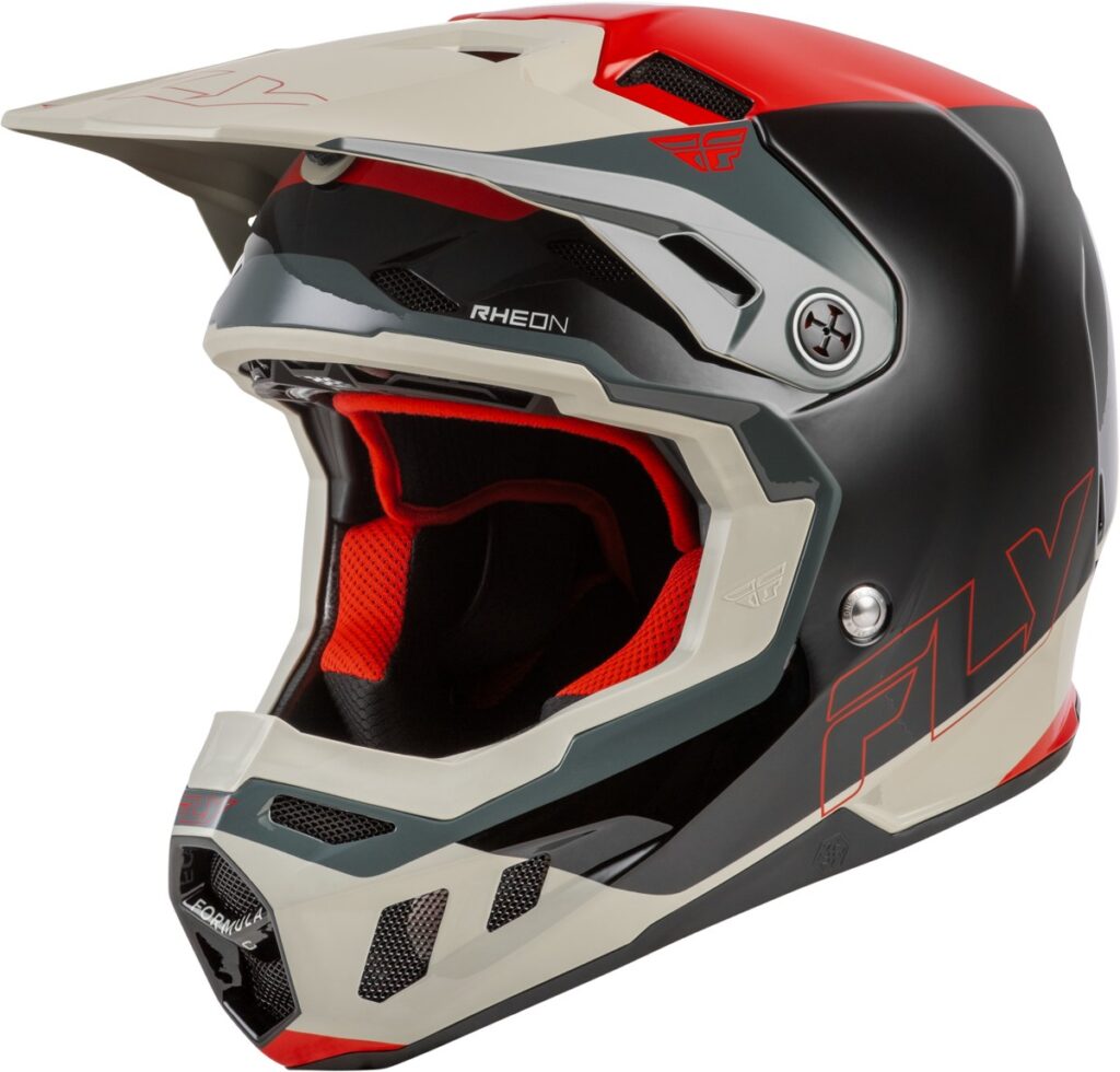 FLY RACING Formula CC Glide Helmet (2026) — Black/Red/Grey