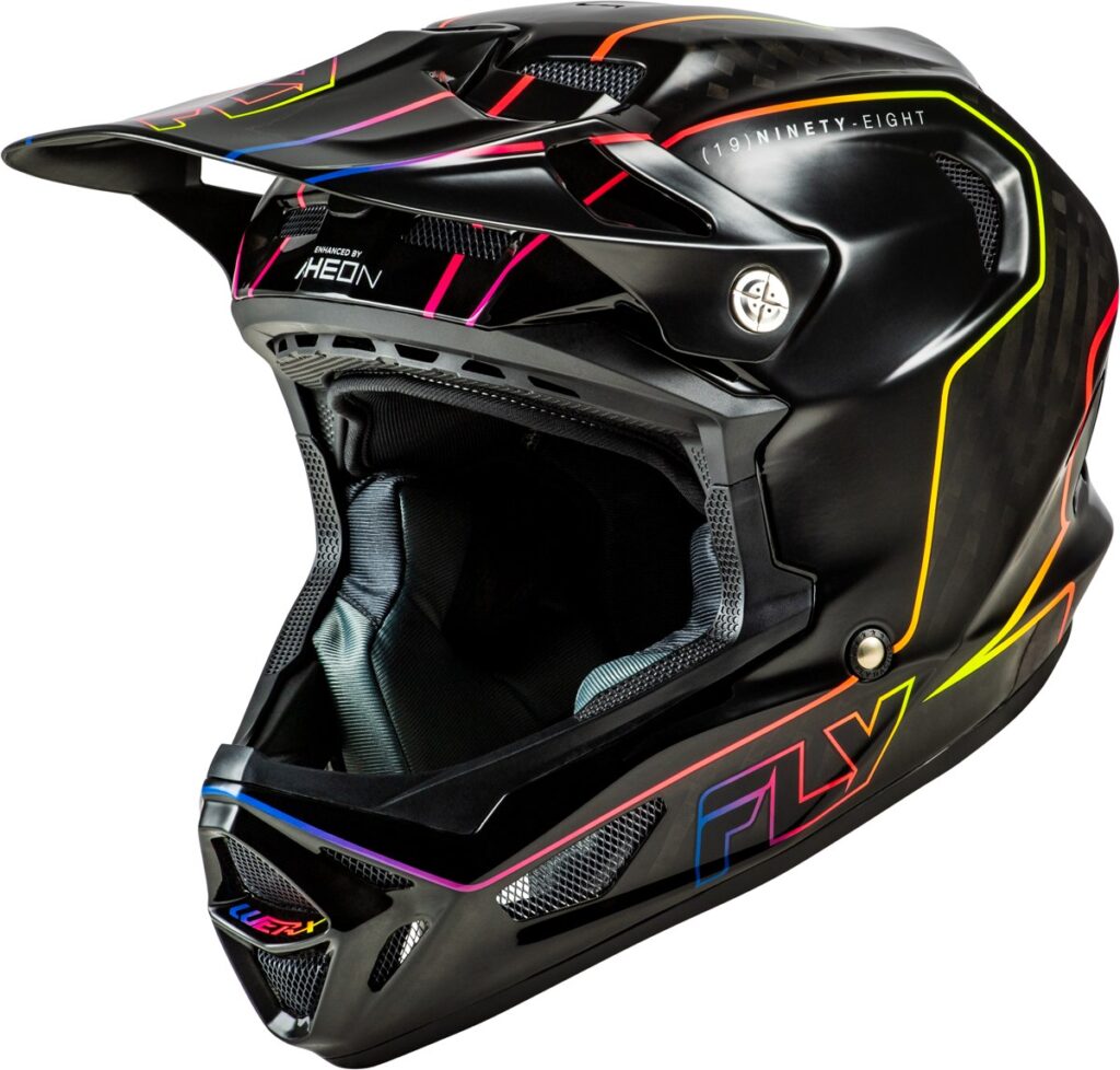 FLY RACING Werx-R Flow Carbon Helmet (2026) — Black Carbon/Black/Multi