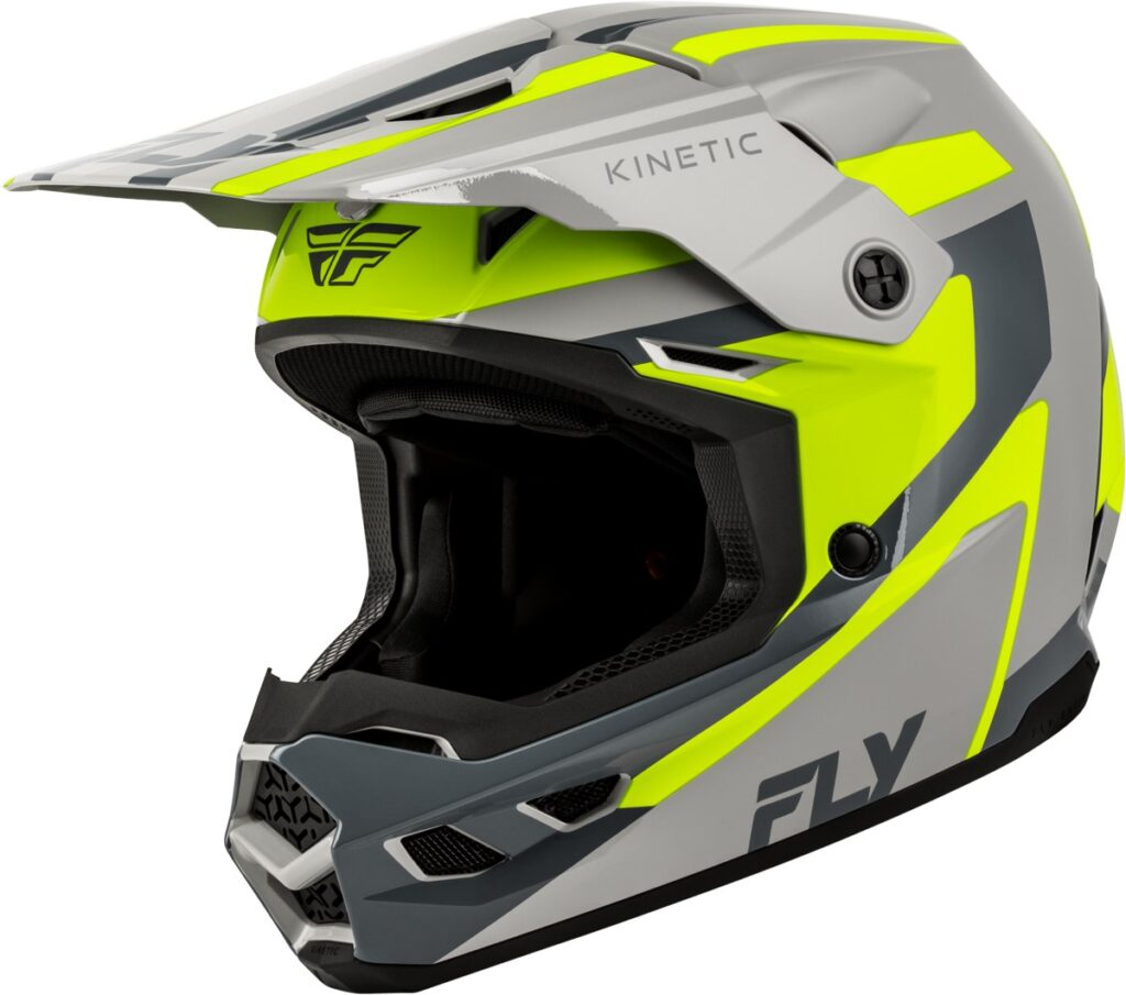 FLY RACING Kinetic Sync Helmets (2027) — Grey/Hi-Vis