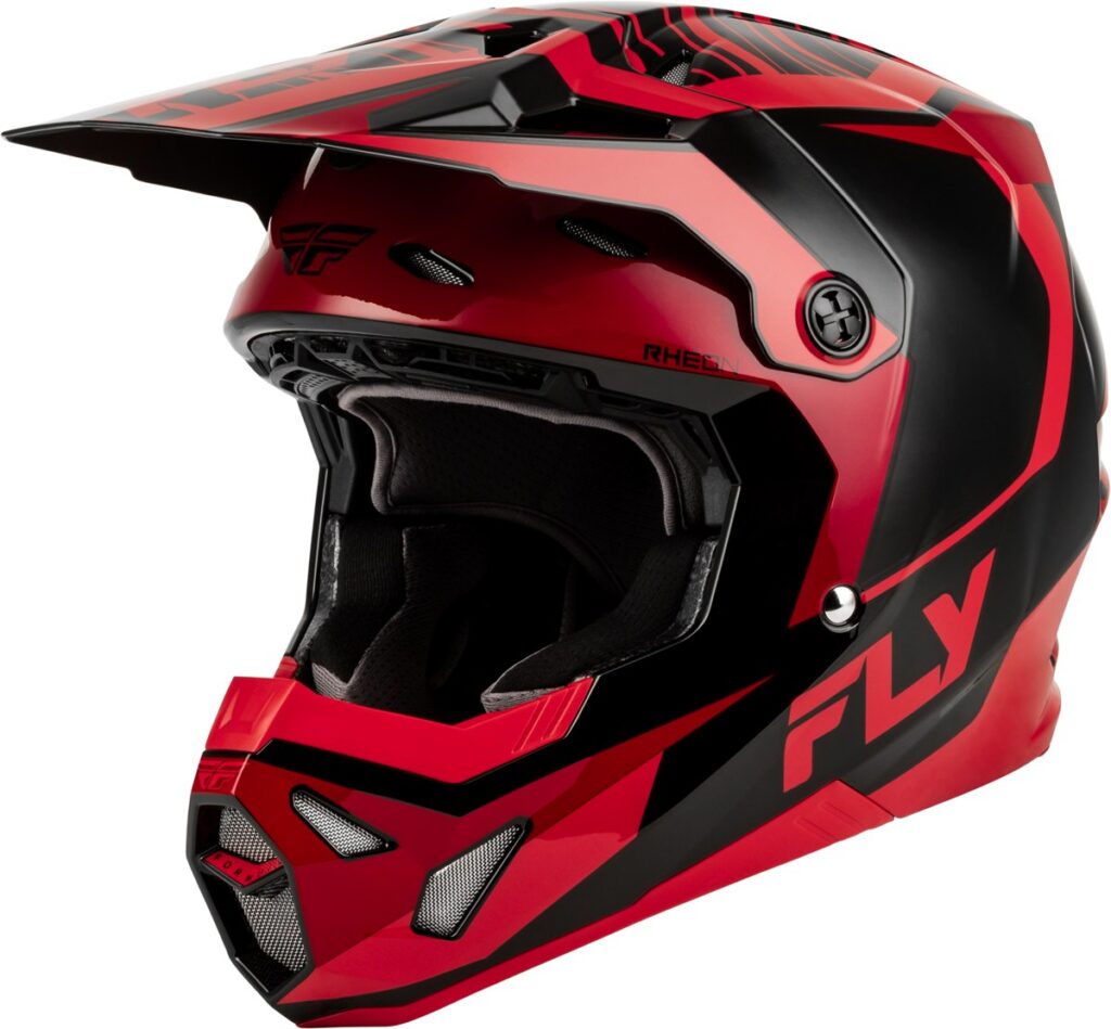 FLY RACING Youth Formula CP Charge Helmet (2027) — Black/Red