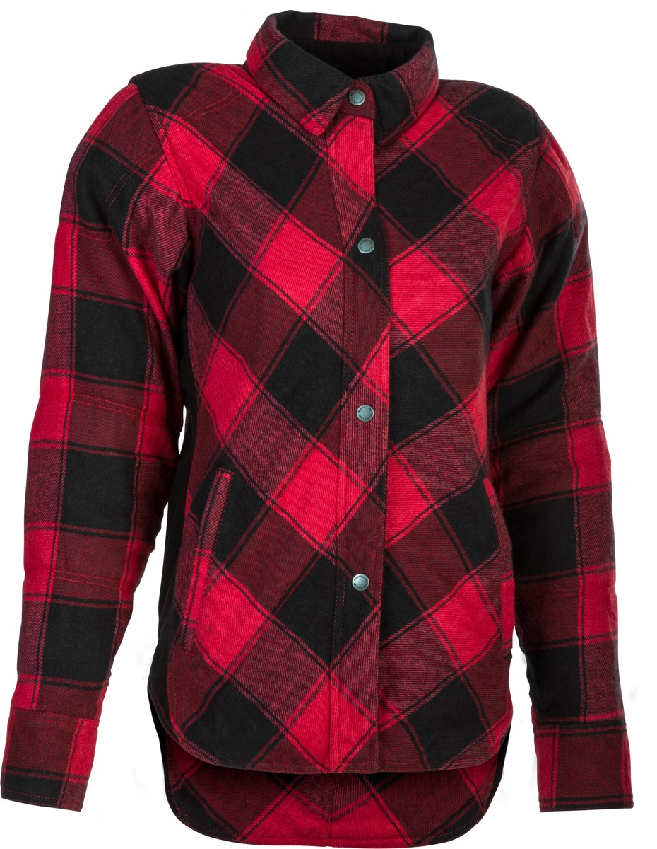 HIGHWAY 21 Women's Rogue Flannel — Red/Black