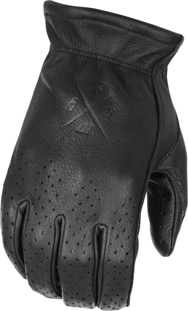 HIGHWAY 21 Louie Perforated Gloves — Black