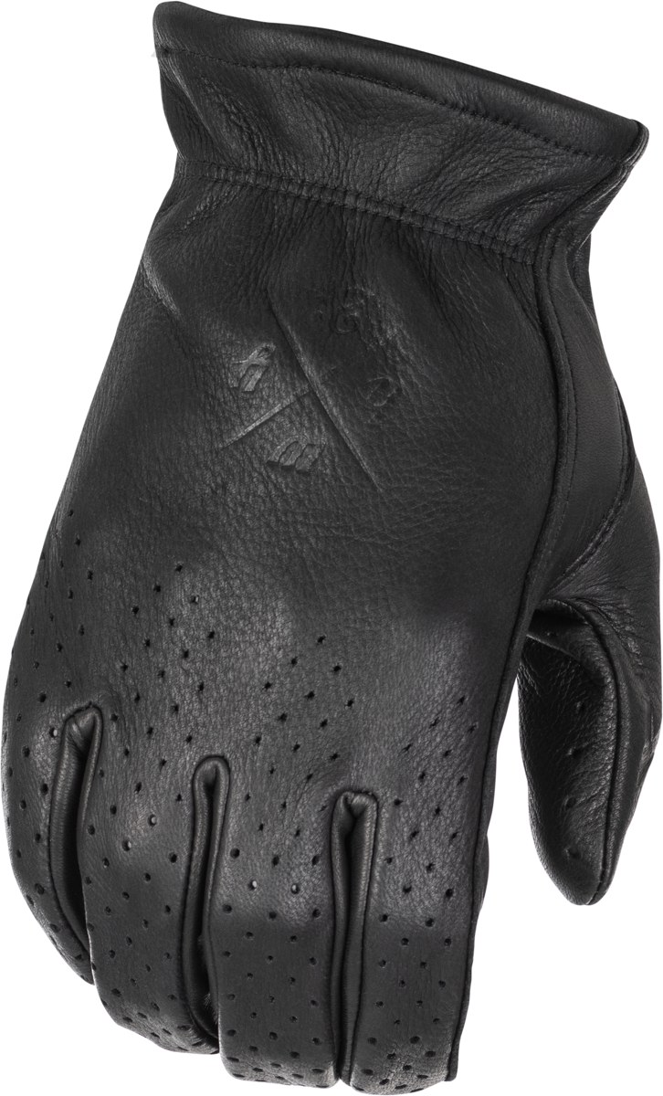HIGHWAY 21 Louie Perforated Gloves — Black