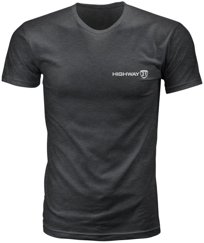 HIGHWAY 21 Highway Tee — Black