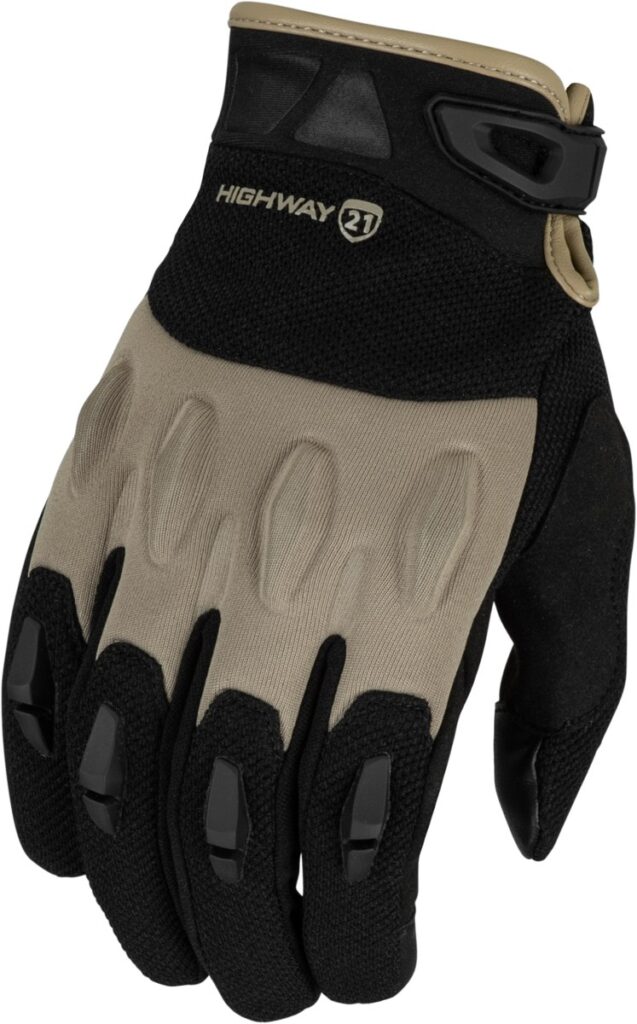HIGHWAY 21 Fury Gloves — Black/Sand