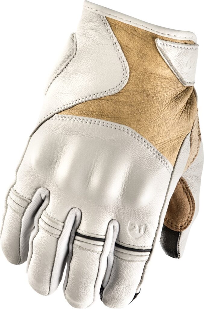 HIGHWAY 21 Womens Vixen Gloves — Cream/Tan