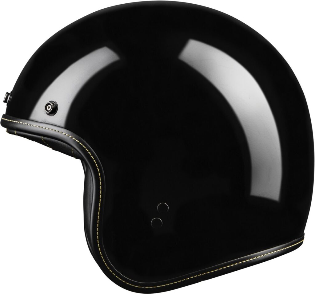 HIGHWAY 21 .38 Retro Open-Face Helmet — Gloss Black