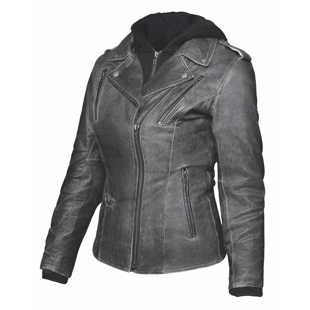 Alter Ego Stella - Women's Leather Motorcycle Jacket