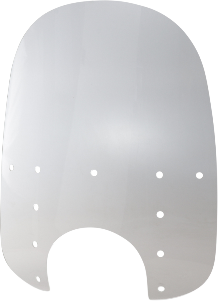 Memphis Shades Fats Windshield - 21" - 9" Headlight Cutout - Clear