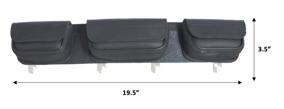 Unik PVC 3 Pocket Windshield Bag - Image 2