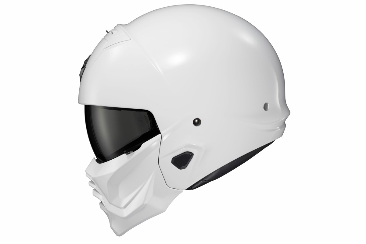 SCORPION EXO Covert 2 Open-Face Helmet — White — SOLID