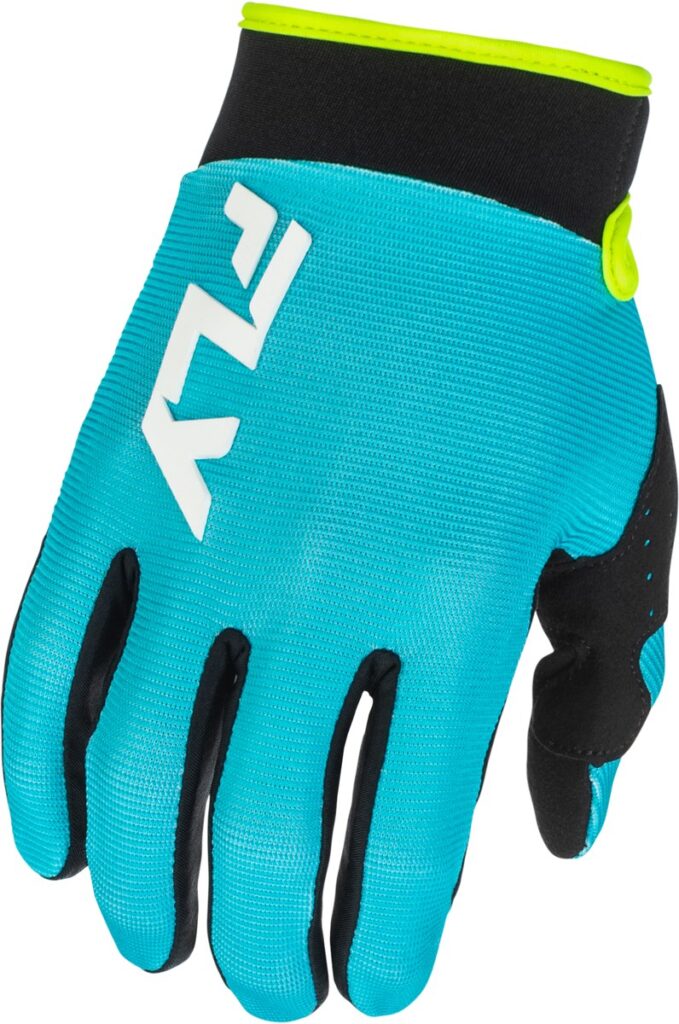 FLY RACING F-16 Gloves (2026) — Aqua/Black/White