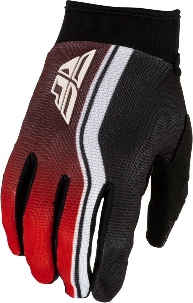 FLY RACING Youth F-16 Raze Gloves (2027) — Black/Red/White — RAZE