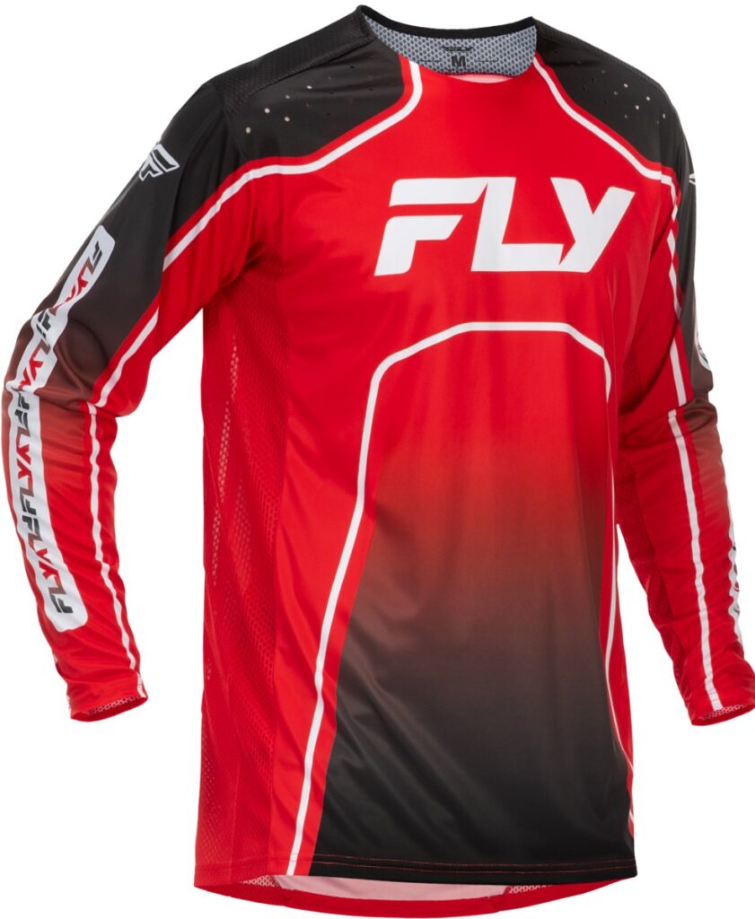 FLY RACING Youth Rayce Bicycle Jersey (2026) — Red/Black/White