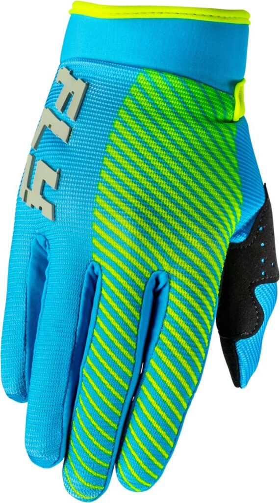 FLY RACING F-16 Youth Gloves (2026) — Blue/Hi-Vis