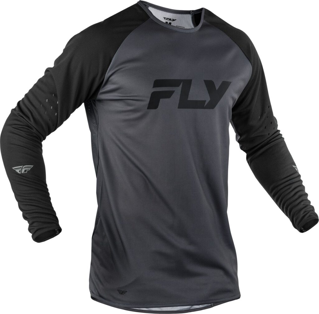 FLY MTB Gravity Long Sleeve Jersey (2026) — Grey/Black