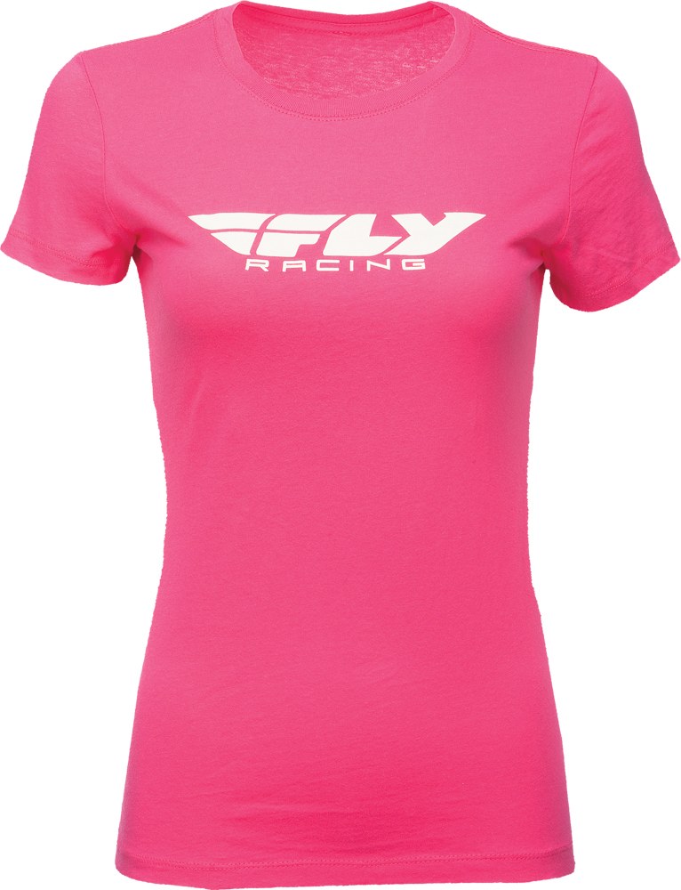 FLY RACING Women's Corporate Tee — Raspberry