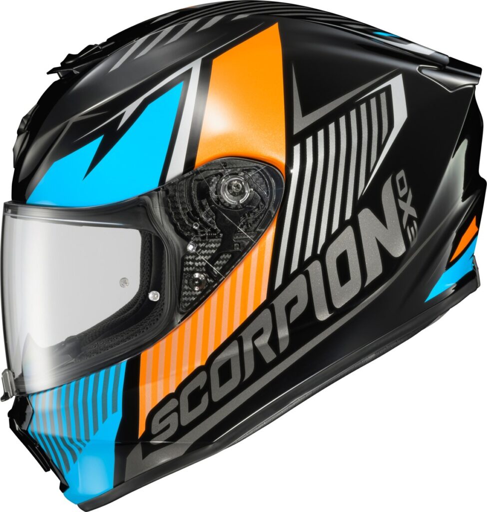 SCORPION EXO EXO-R330 Full-Face Helmet — Light Blue — HAWKER