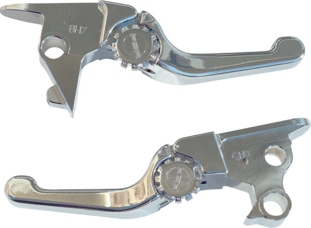 PSR Anthem Shorty Lever Set Chrome Softail 15-24 Cable - 12-01656-20